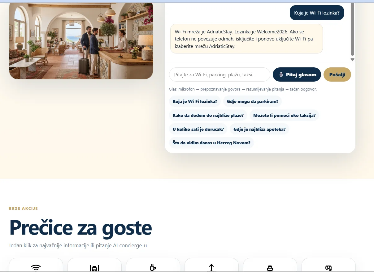 Adriatic Digital Concierge