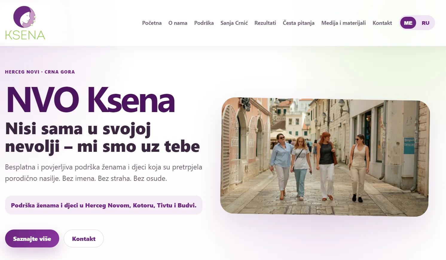 NVO Ksena website